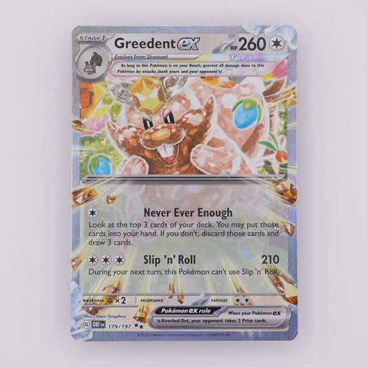 Obsidian Flames Greedent ex 179/197 (001)